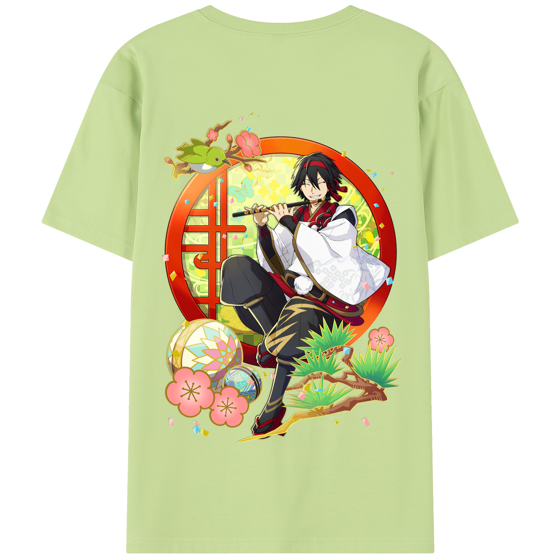 （画像用） 文豪ストレイドッグス Bungo Stray Dogs 綿100％半袖Tシャツ（背面プリント）